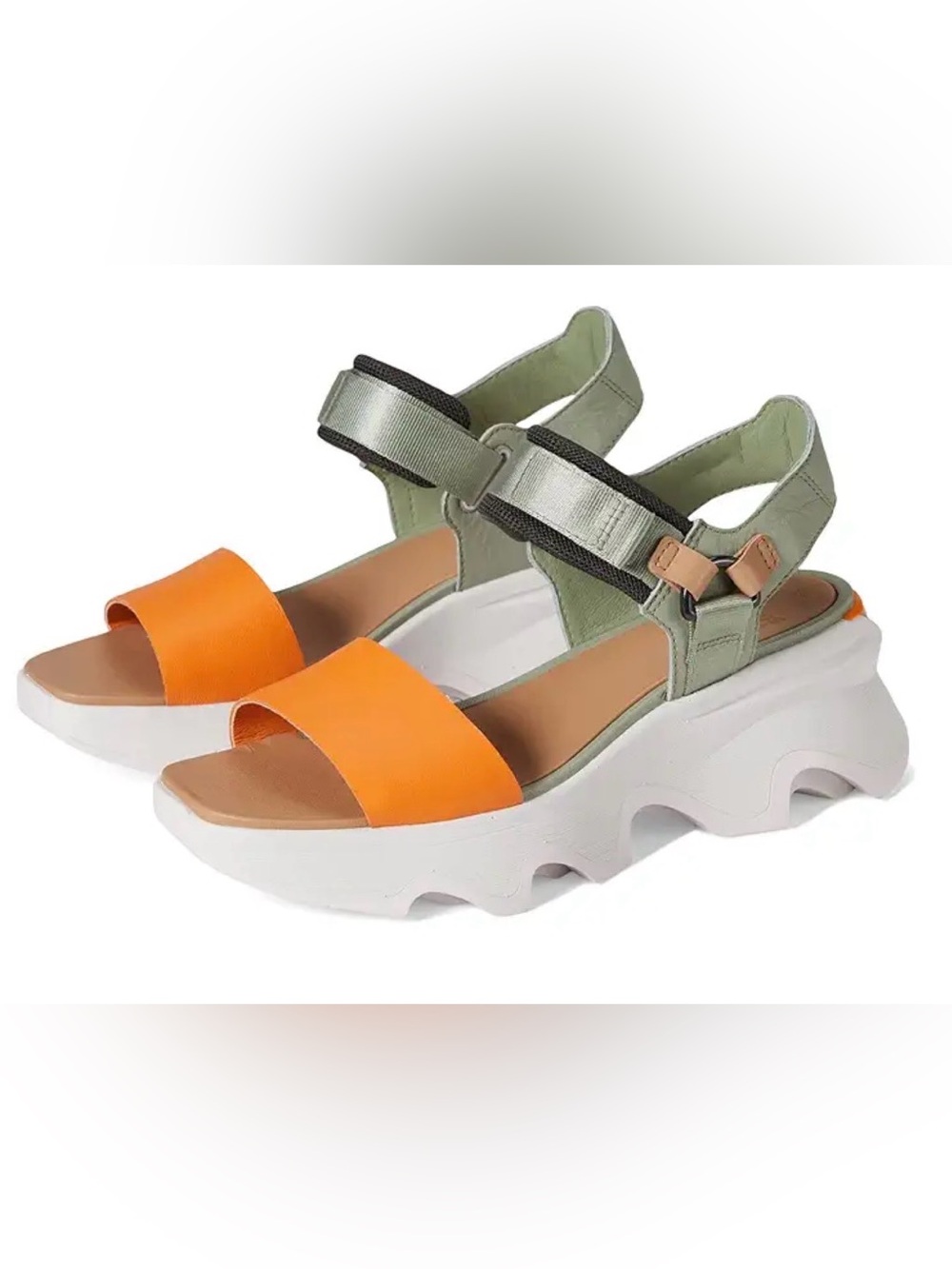 🧡🧡Like New Womens Sorel Kinetic Impact Y Strap High Sandal🧡🧡